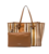 Bolso Marcella rayas camel